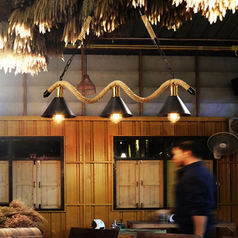 Adjustable Hanging Chain Island Chandelier Lights Industrial Metal Chandelier Lighting Fixtures