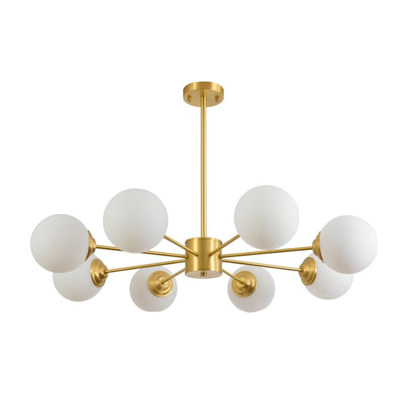 Globe Pendant Lights Modernism Glass Pendant Lighting Fixture for Living Room