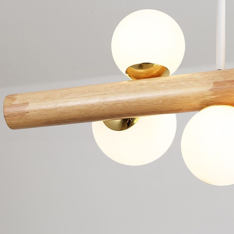 Modern Style Ball Shade Island Pendants Glass Pendant Lights for Dining Room