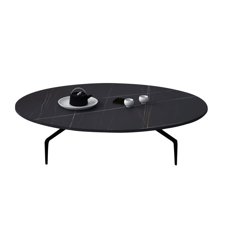 Modern Style Cocktail Table Rock Slate Top Rectangular & Oval Coffee Table