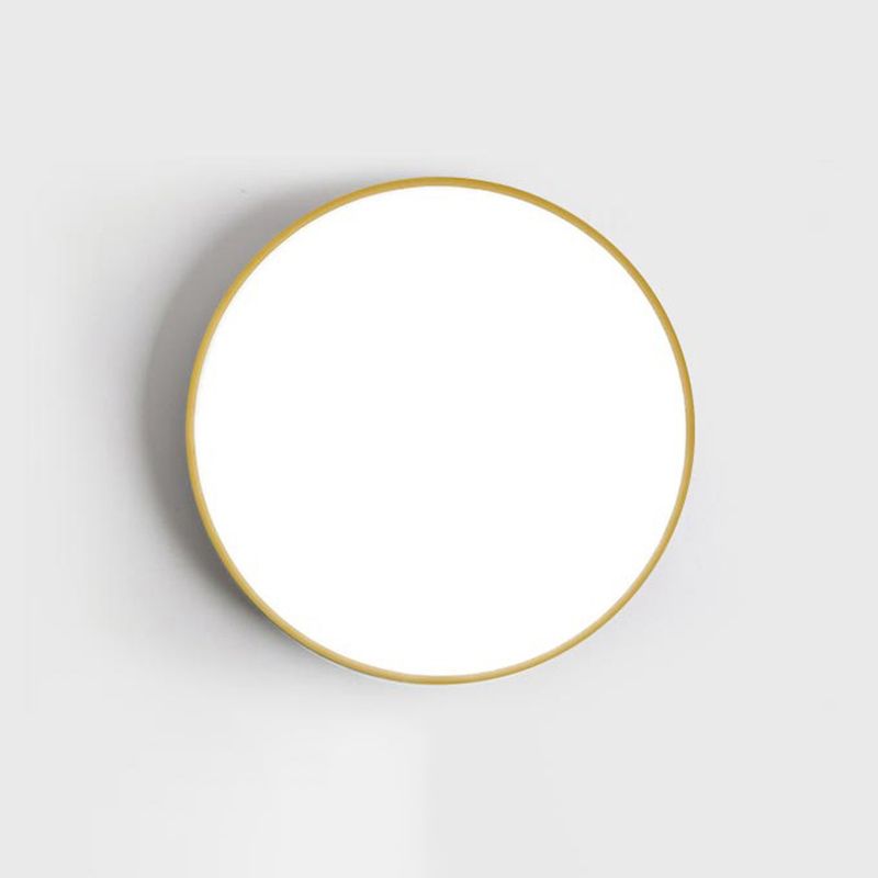 Runde, bündige Acryl-Deckenleuchten im modernen Stil, 1-flammige Einbauleuchten