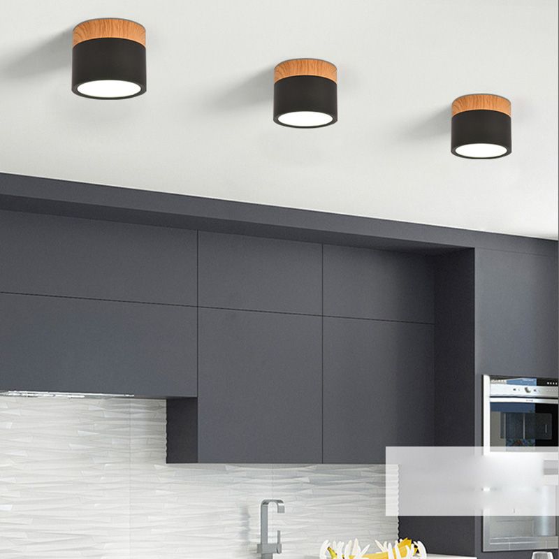 Child Bedroom Nordic Colorful Ceiling Mount Light Macron LED Overhead Lighting