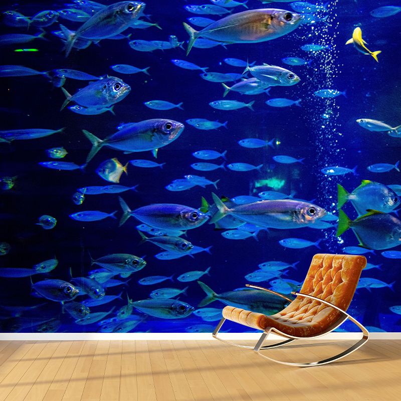 Underwater Fish Mural Wallpaper for Girls Boys Bedroom, Made to Measure