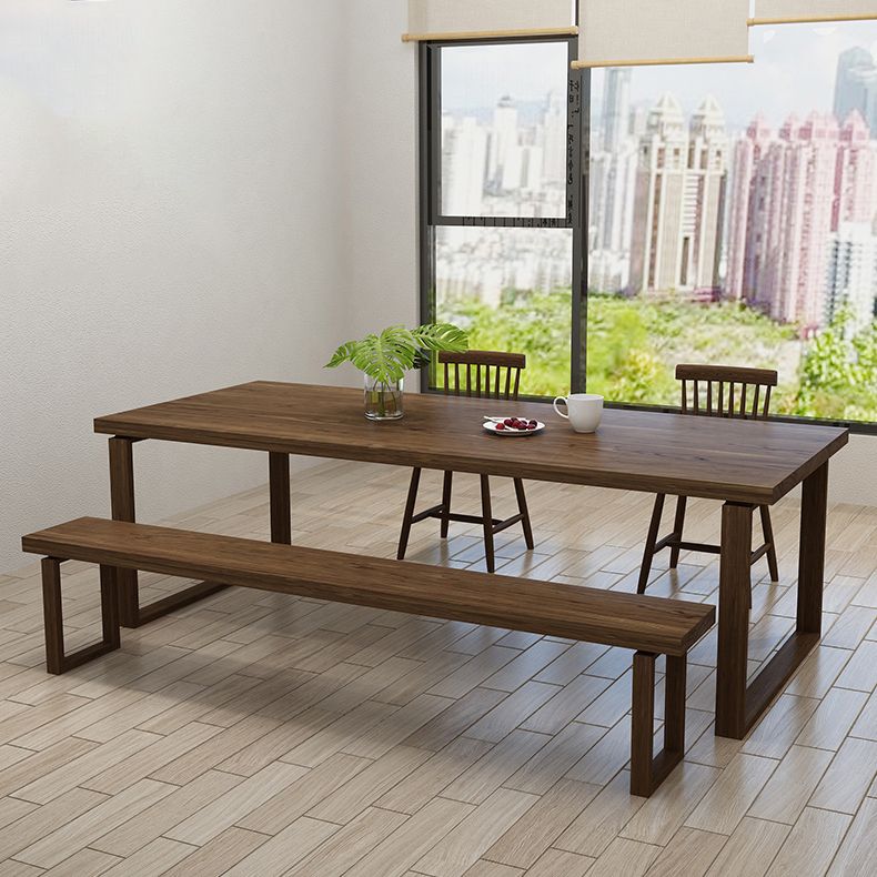 Modern 1/4/5 Pieces Dining Set Rectangle Wood Dining Table for Dining Room
