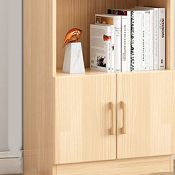 Standard Pine Shelf Bookcase Contemporary Natural Book Shelf