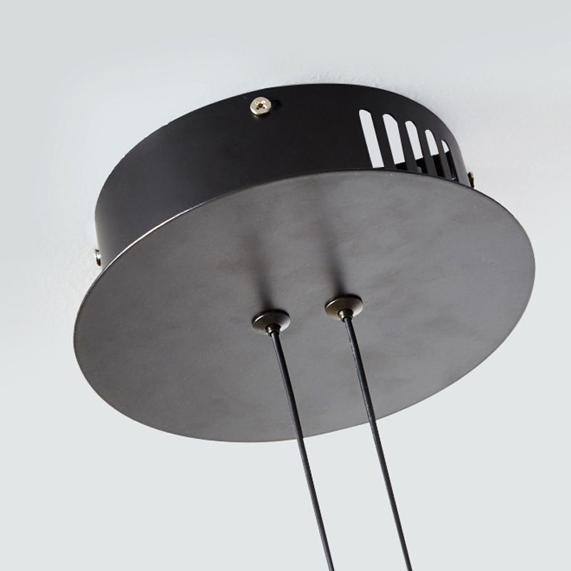 Minimaliste moderne à LED LEDTANT Metal 2 Light Island Light for Dining Room
