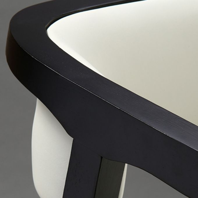 Open Back Kitchen Dining Chairs Upholstered Chairs with Solid Wood Base