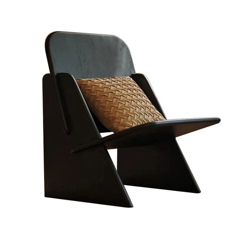 Scandinavian Living Room Lounge Chair Wooden Accent Room Chair