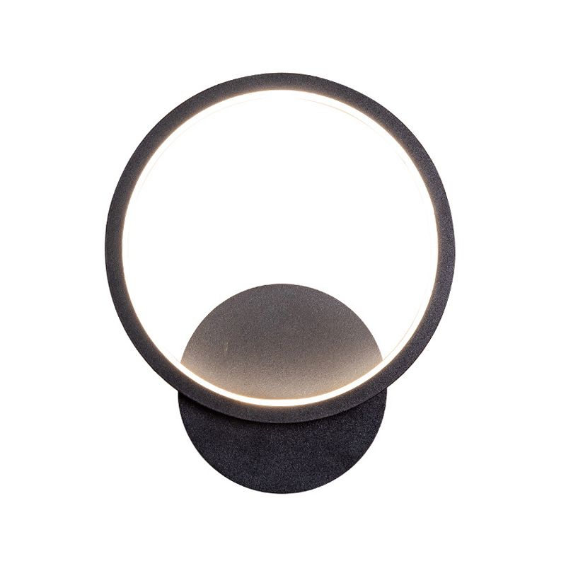 Modernistische Ringwandleuchter -LED -Minimalismus -Wandmontage Licht für Esszimmer