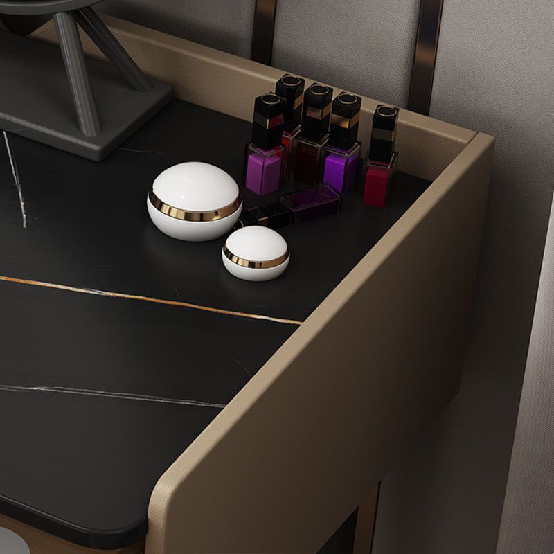 Make-up Vanity With 3 Drawer with Makeup Table and Stool Contemporary