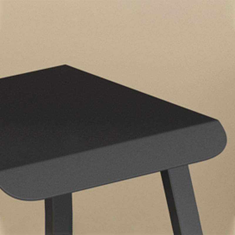 Industrial Armless Backless Counter Stool Iron Bar Stool with Pedal for Bar