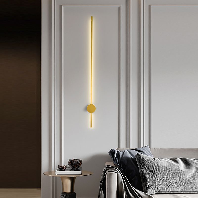 Moderner Stil Metallic Linear Wall Light kreative Beleuchtung für Wohnzimmer Wohnzimmer