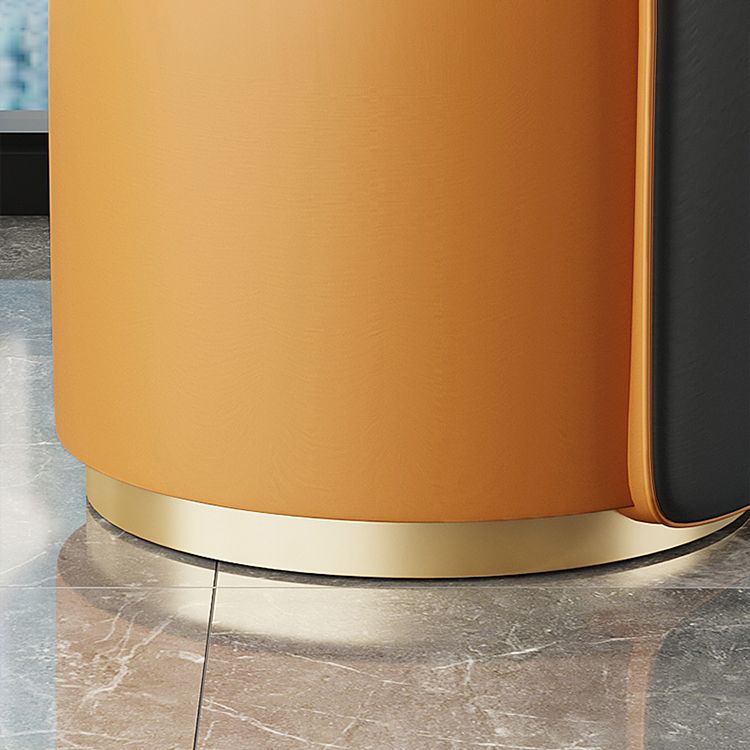 Modern Style Sintered Stone Dining Set Round 1/3/5 Pieces Dining Set for Home Use