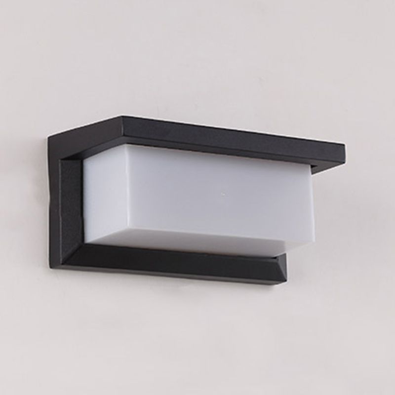 Moderne Aluminiumwandleuchte wasserdichte geometrische LED -Wandwaschmaschine für draußen