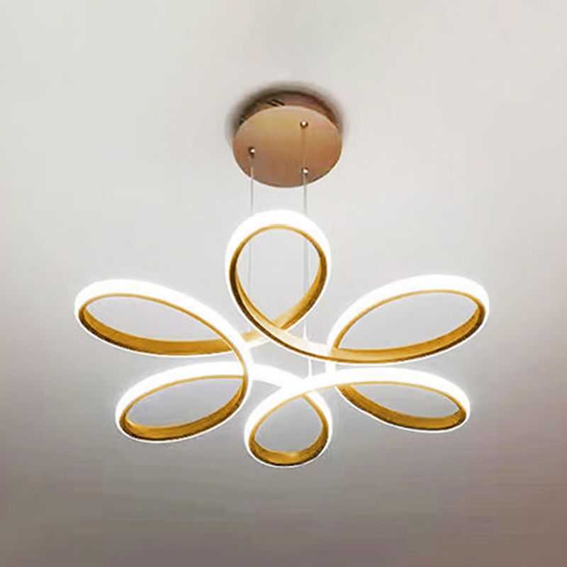 Postmodern Chandelier Light Fixtures 1-Light Suspension Pendant Lamps for Living Room