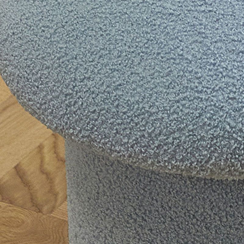 Solid Color Flannel Standard Stool Modern Style Simple Mushroom Stool
