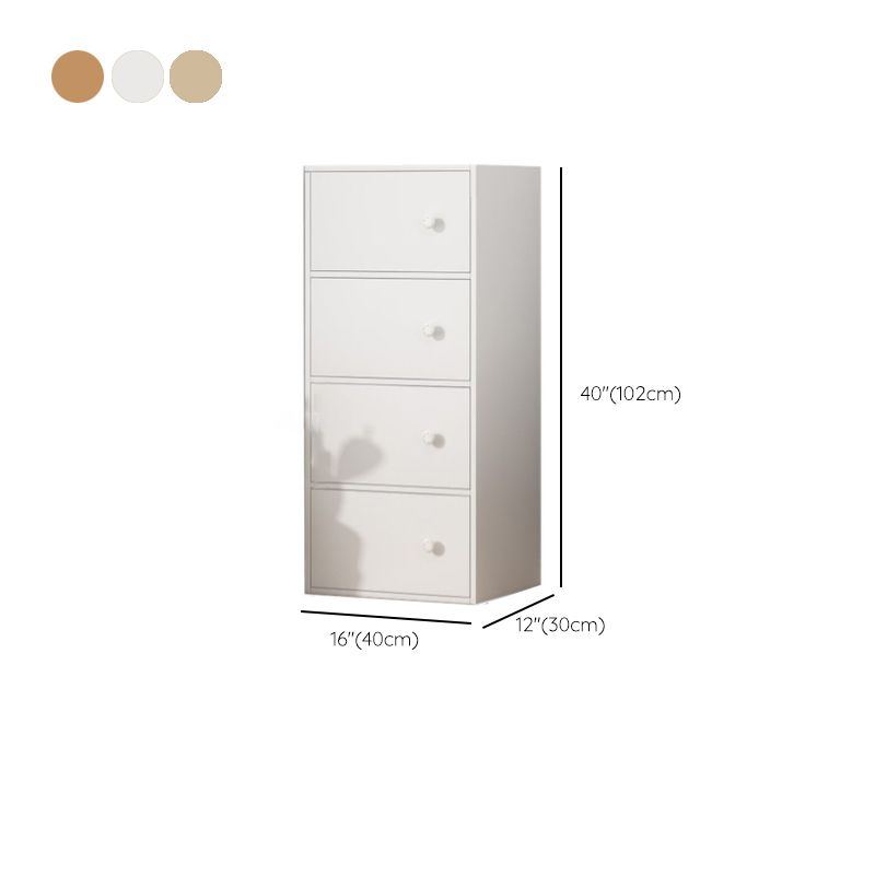 Modern Rectangle Chest Bar Pulls Storage Cabinet with Drawer