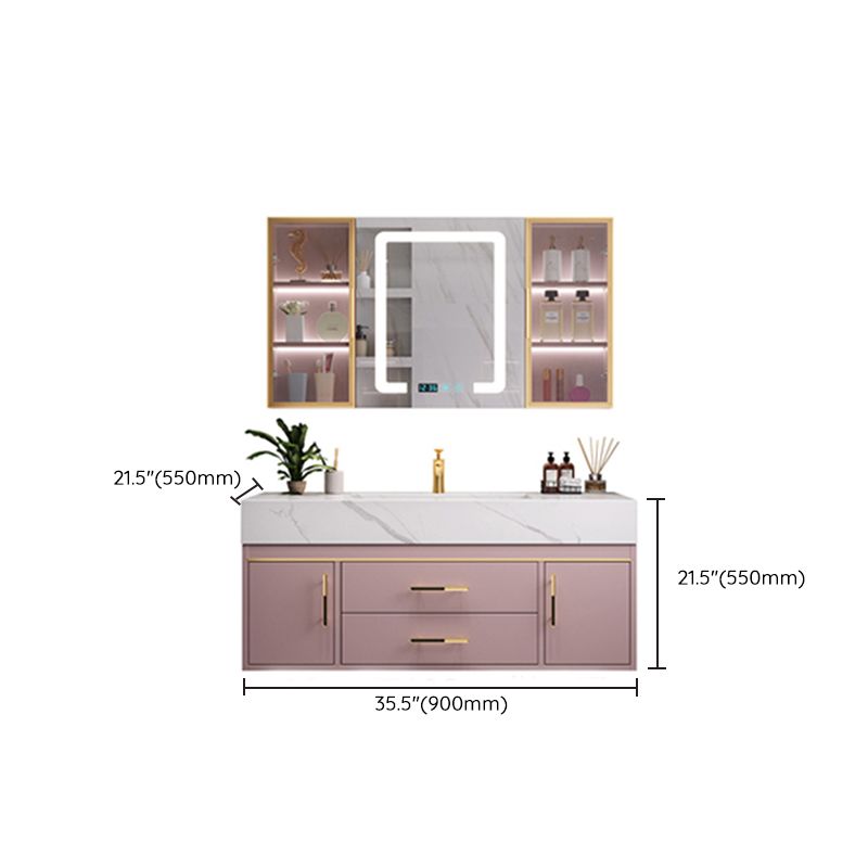 Modern Style Bathroom Vanity Set Solid Wood Bathroom Vanity Set