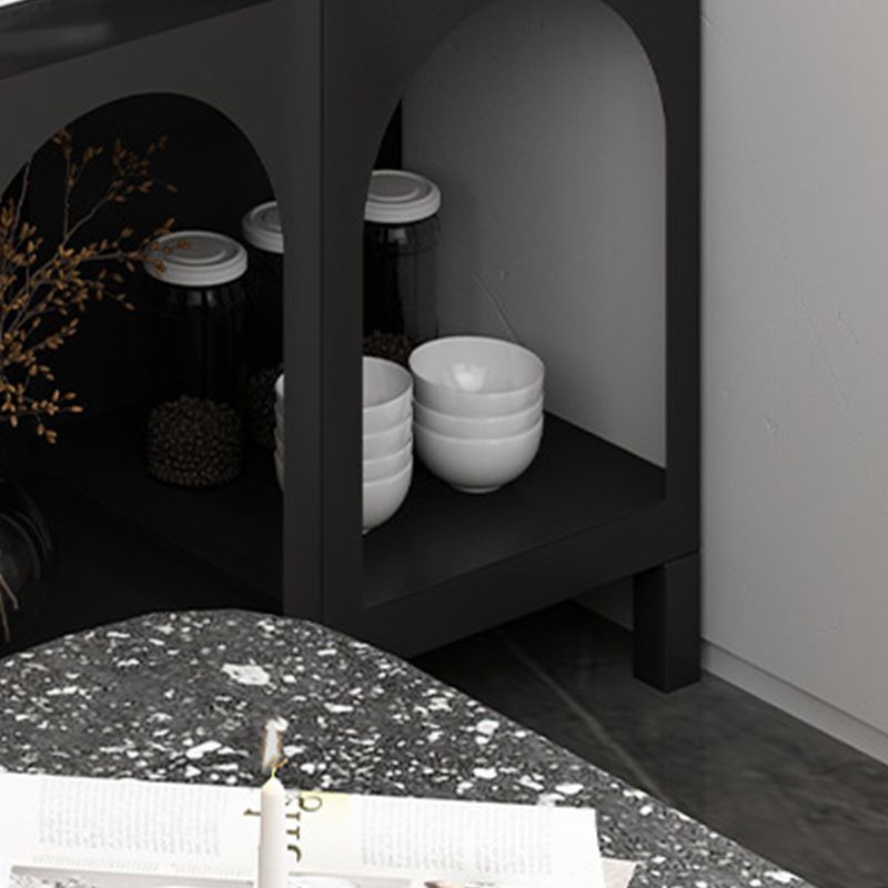 Libreria in metallo chiuso per la libreria scandinava per ufficio a casa