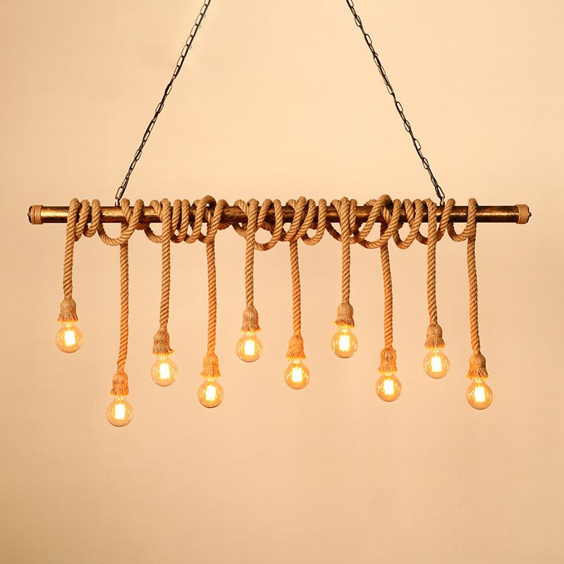 Simple Hanging Island Light Industrial Hanging Lighting Fixture for Dining Room