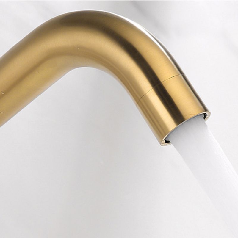 Glam 1-Handle Bathroom Sink Faucet Circular Wall Mounted Bathroom Faucet