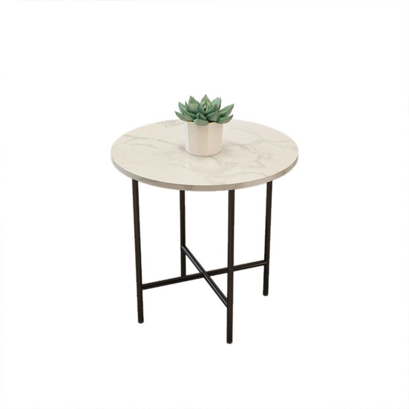 Glam Cocktail Table 4 Legs Slate Round/Oval Coffee Table Set