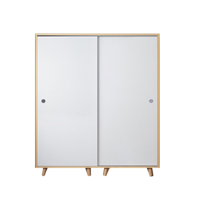 Rectangular Wardrobe Cabinet Modern Minimalist Wooden Wardrobe Armoire