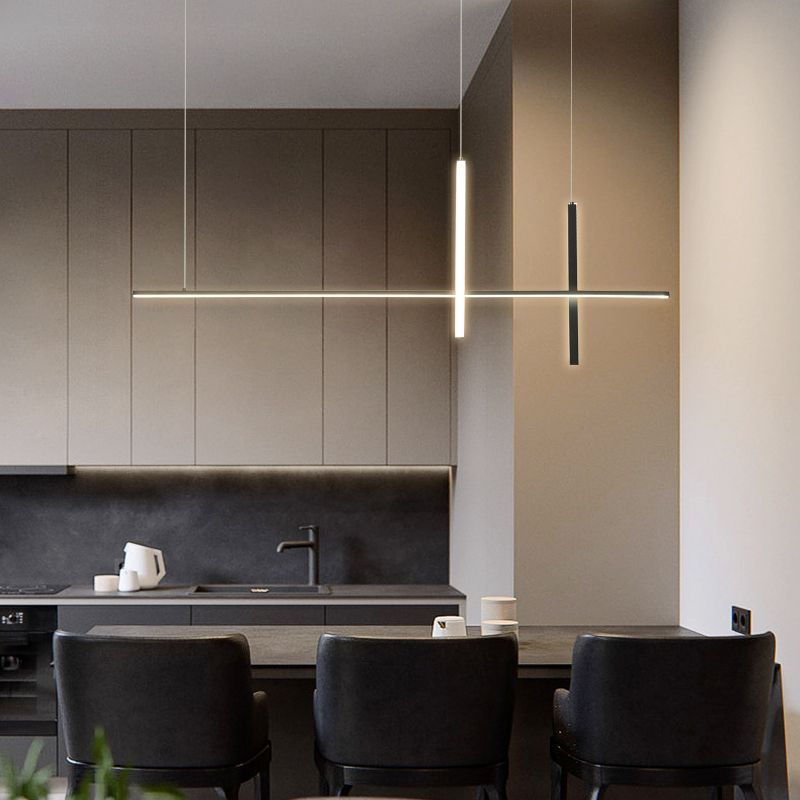 Zeitgenössische Inseln Leichte Einfachheit hängende Beleuchtung für Wohnzimmer