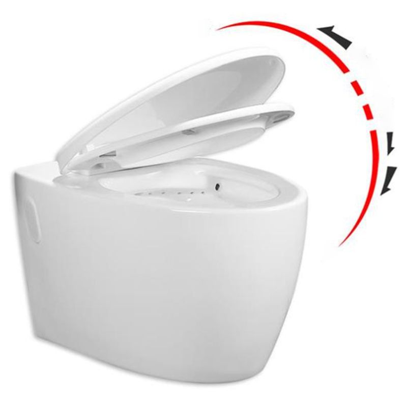 Contemporary 1 Piece Flush Toilet Wall Mount Urine Toilet for Bathroom