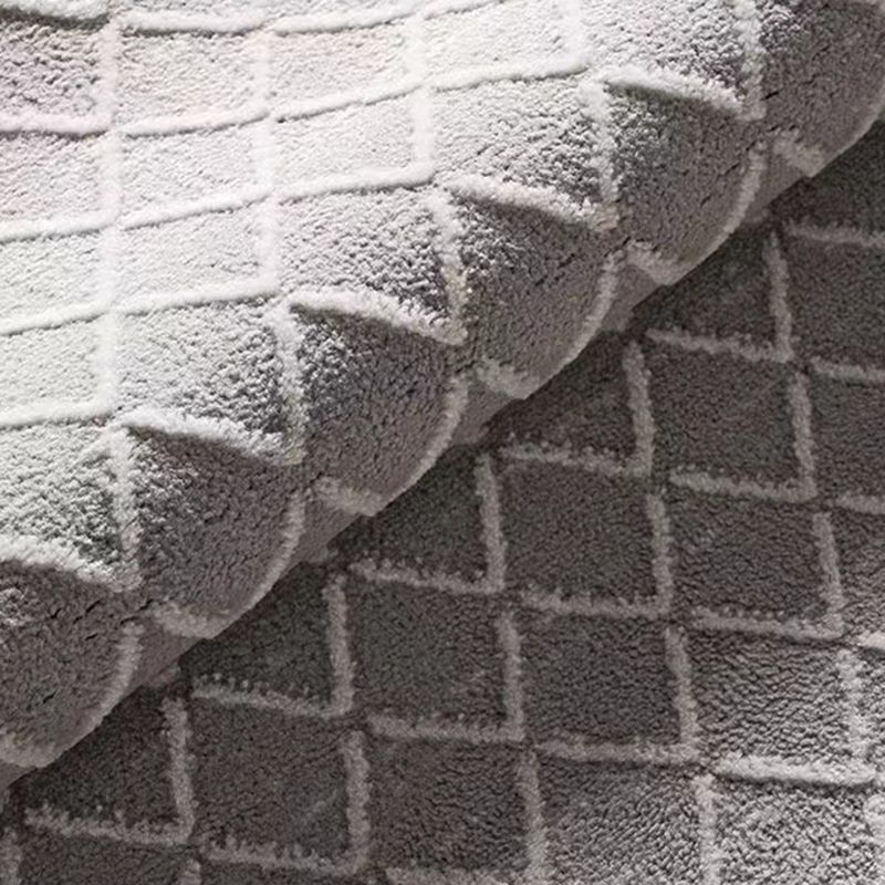 Modern Geometry Print Rug Polyester Indoor Carpet Stain Resistant Area Rug for Living Room