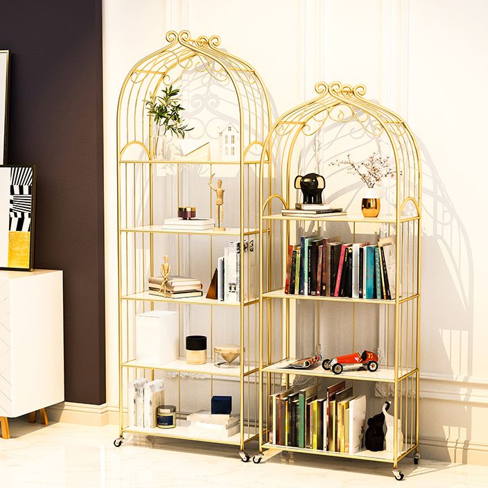 11.81"W Bookshelf Open Back Contemporary Style Bookcase for Home Office