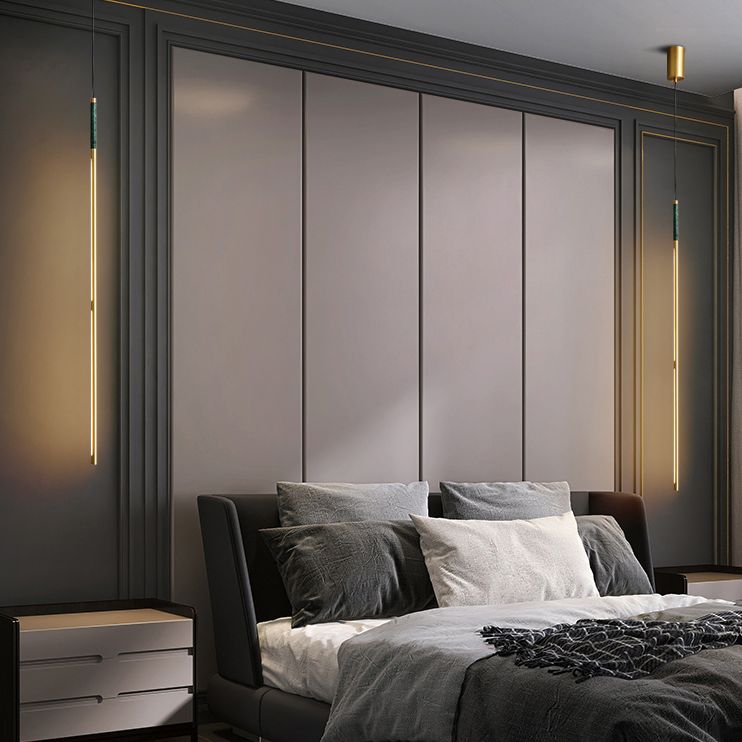 Luce al soffitto a led in marmo minimalista Luce lineare a 1 luce Light Light