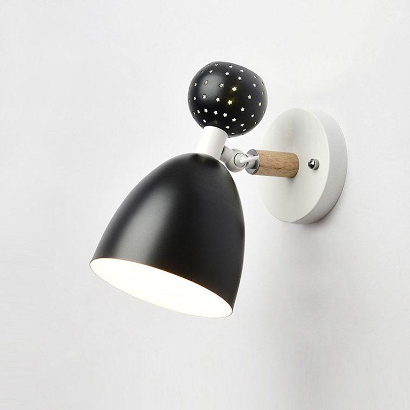 Cone-Shaped Sconce Light Fixture Modern Style Metal Wall Sconce Lighting for Bedroom