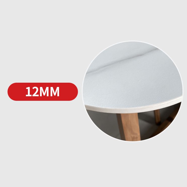 Modern Rectangle Dining Table 4 Legs Standard Height Table without Chair