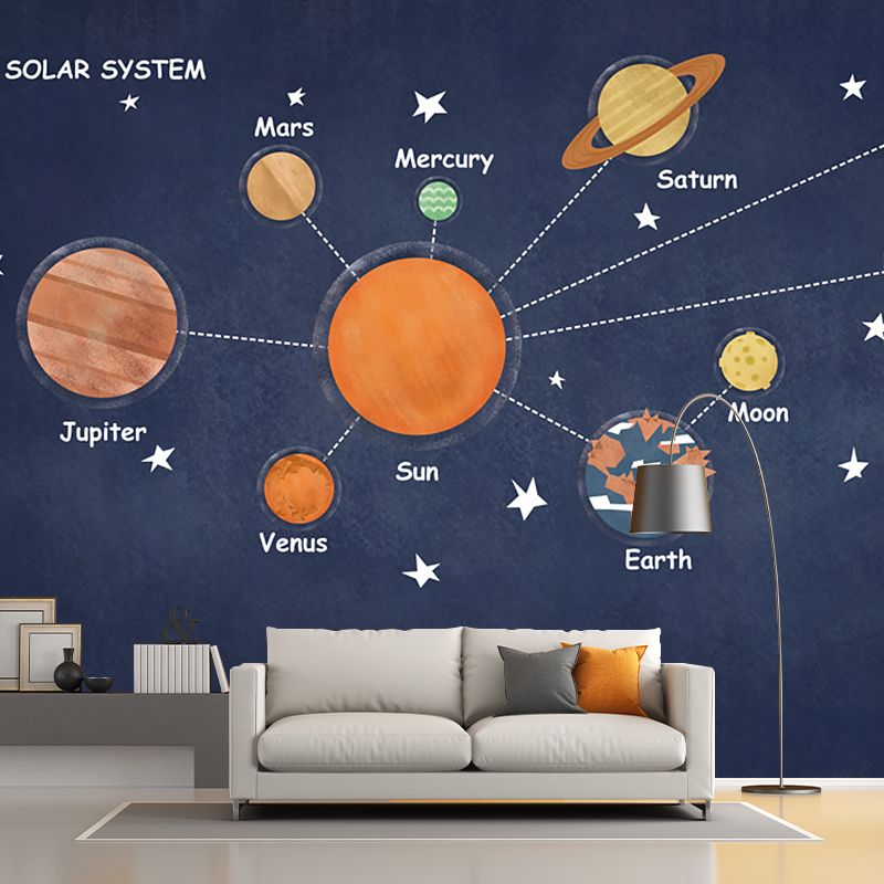 Cool Outer Space Murals Wallpaper for Boys Bedroom Stars Wall Art, Made to Measure