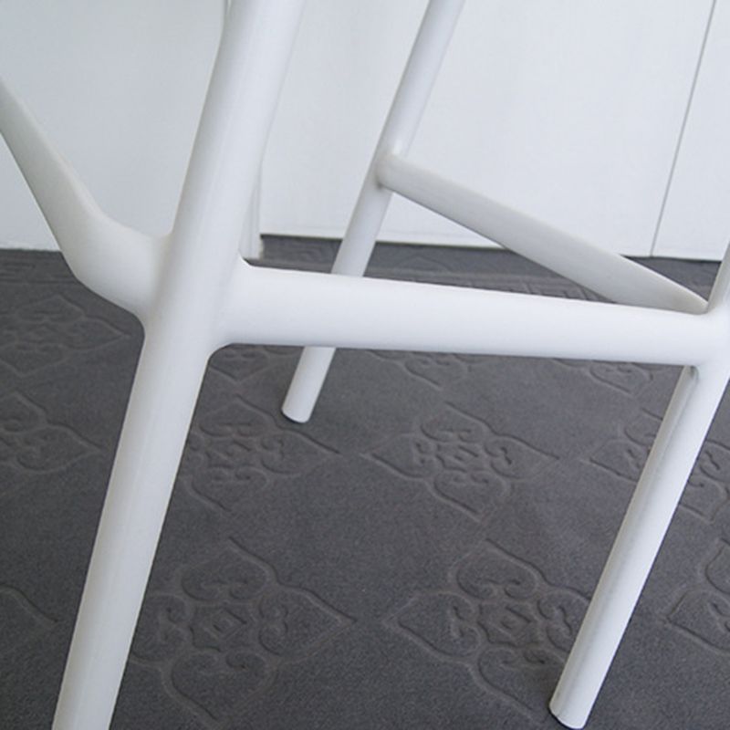 Nordic Macron Barhocker, Kunststoff, 4 Beine, Barhocker für Wohnzimmer, 4er-Set