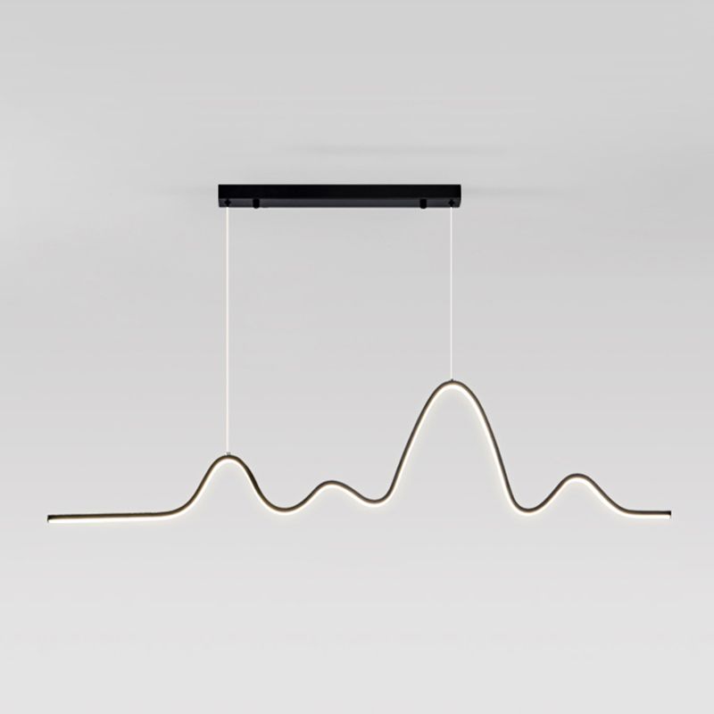 Modern Ceiling Pendant Light Metal LED Island Pendant Light for Dining Room