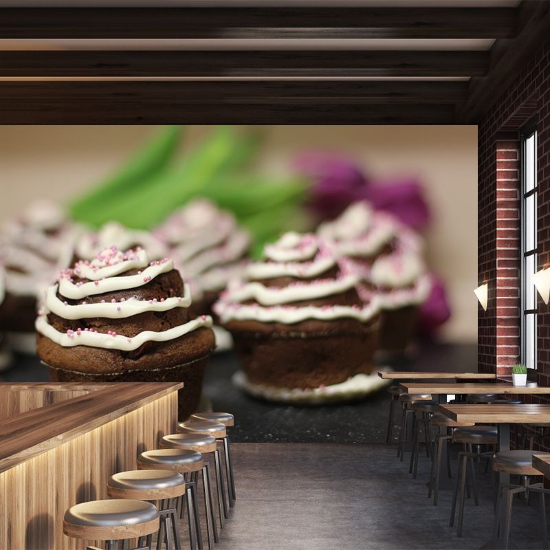 Delicious and Beautiful Dessert Mural Commercial Use Dessert Shop for Decoration