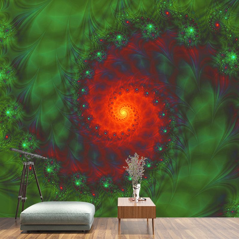 Swirl Abstraction Minimalist Wall Covering for Living Room, Customized Size Available