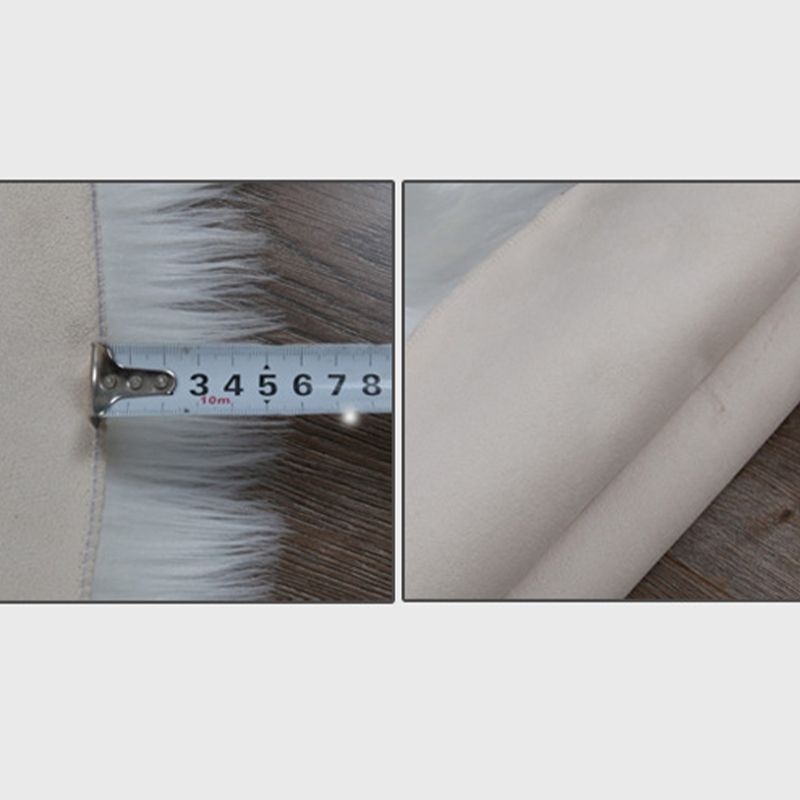 Calming Solid Shag Carpet Polyester Rug Stain Resistant Indoor Rug for Adult's Bedroom