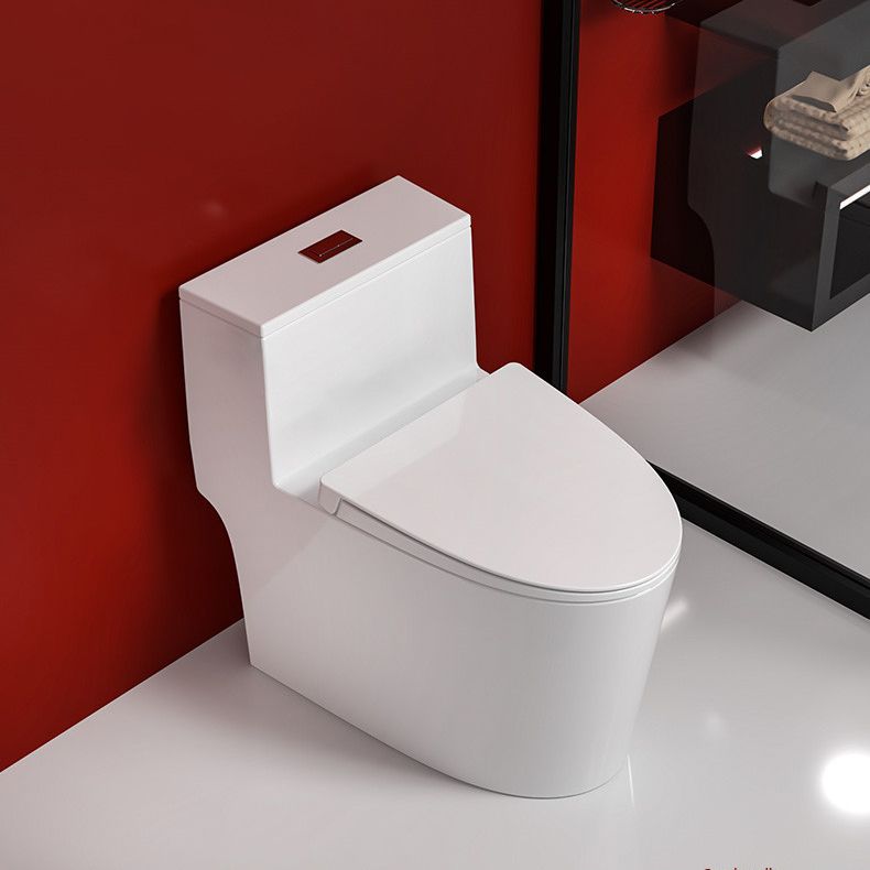 Floor Mount Flush Toilet Concealed Tank One-Piece Toilet with Slow Close Seat
