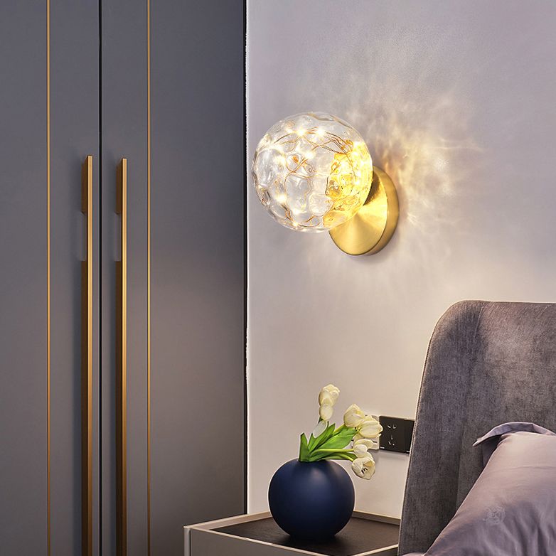 1 luminaire mural en verre léger luminaire créatif étoile