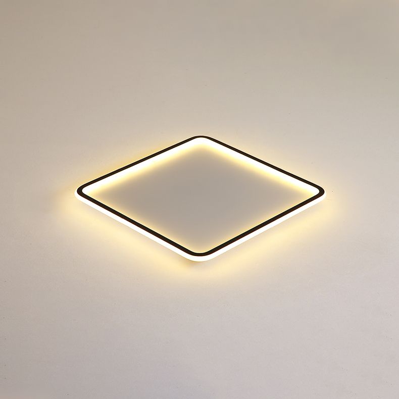 Metal geométrico cerca del accesorio de techo de montaje empotrado LED nórdico con iluminación de techo