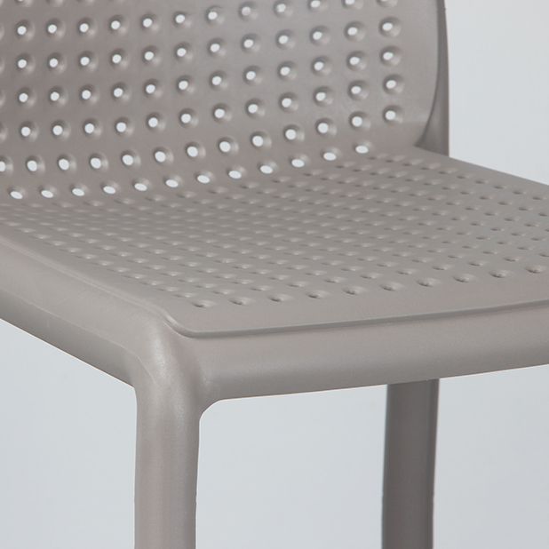 Taburete de comedor de cocina de plástico escandinavo