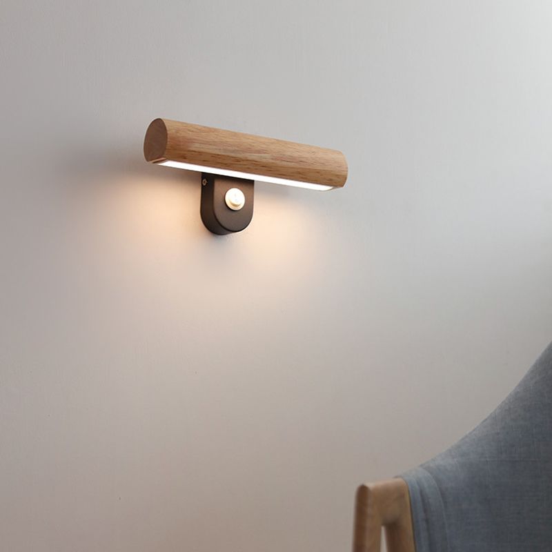 Rotatable Wall Lamp 1-Light LED Wall Mount Lamp with Acrylic Shade for Bedroom