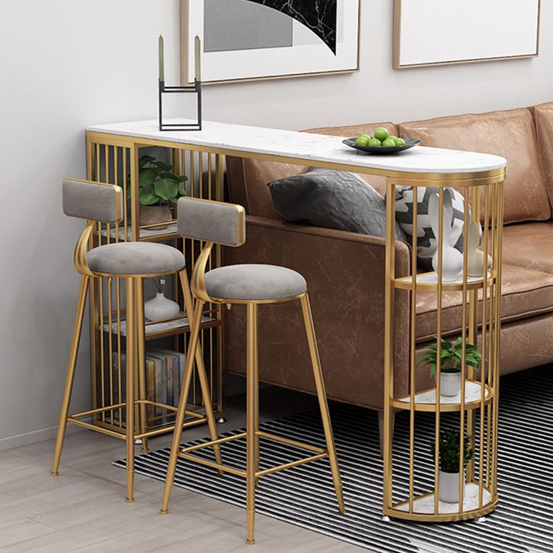 Glam Pub Table Specialty 41-inch Bar Height Bar Table for Small Places