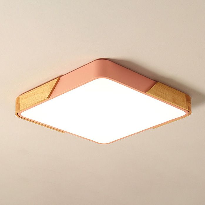 Plafonnier nordique Macaron LED plafonnier encastré pour balcon couloir