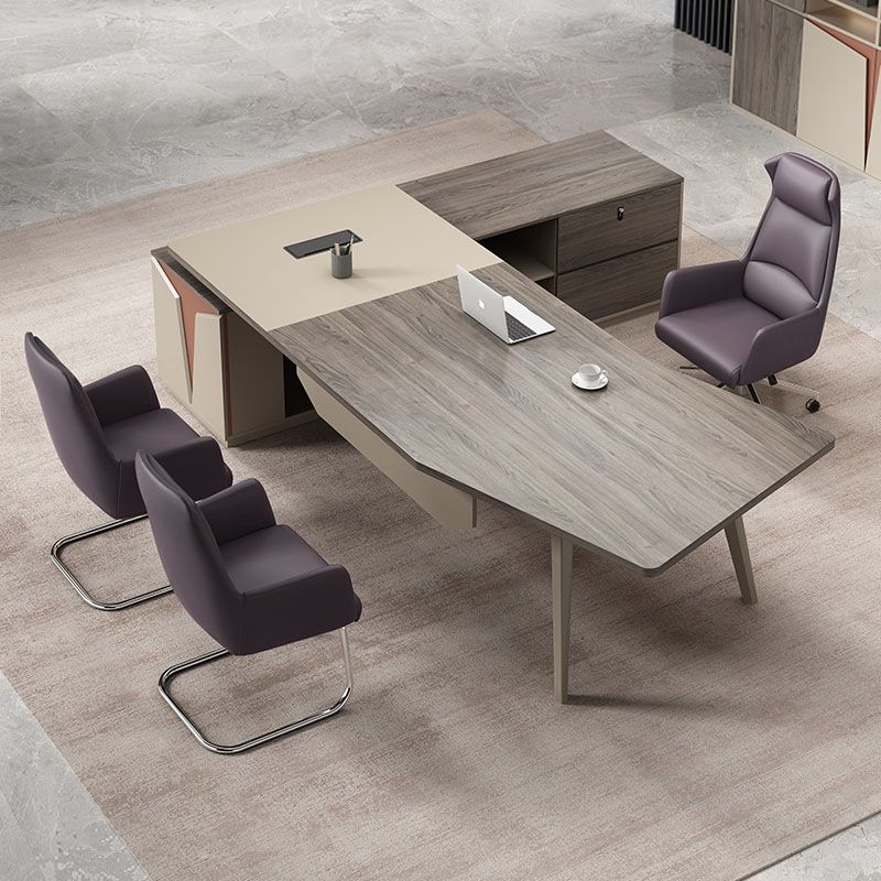 Modern & Contemporary Executive Chair Fixed Arms Ergonomic Managers Chair