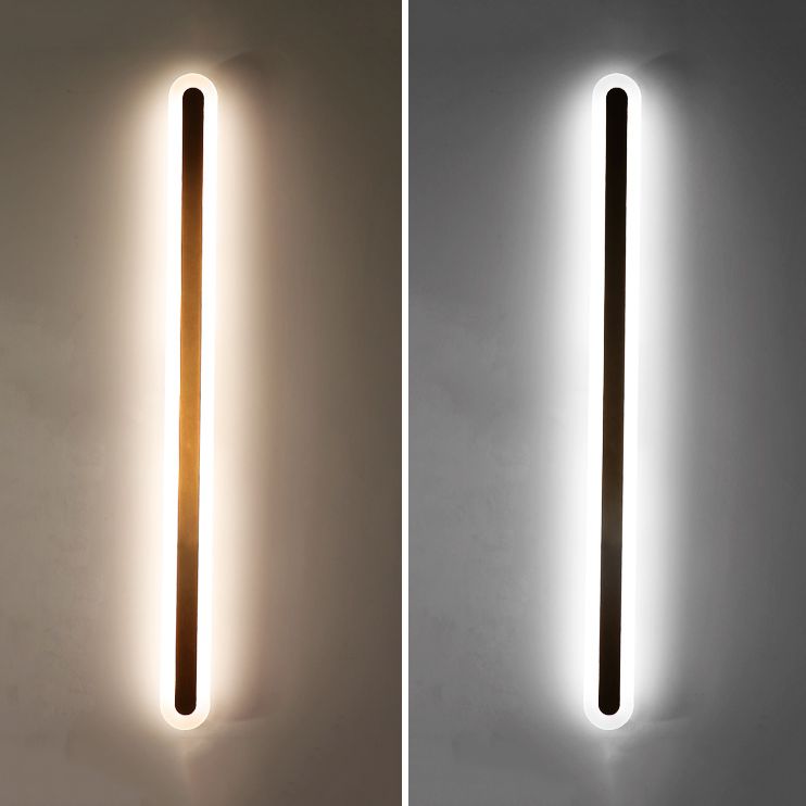 Metall Lineare Form Wandlicht moderner Stil 1-Licht-Wandmontageleuchte