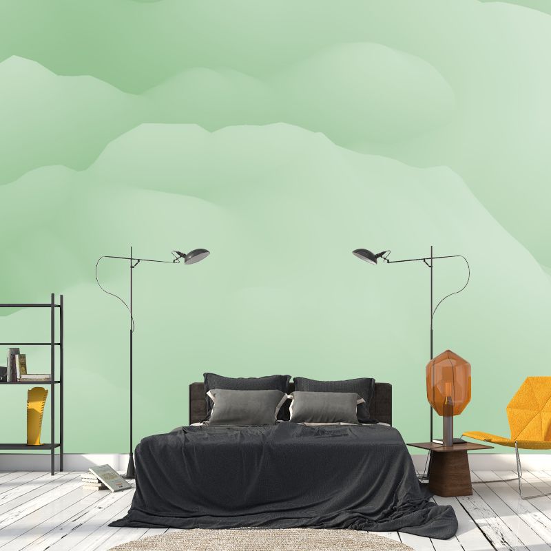 Mildew Resistant Abstract Style Mural Illustration Sitting Room Wall Mural